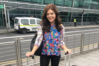 Doireann is at a wedding in the Alps, and we have the details on her gorgeous outfit