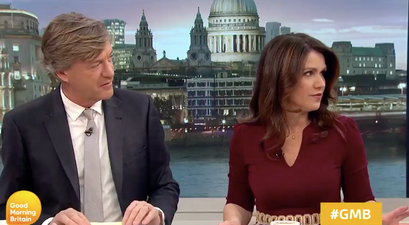People weren’t impressed with Richard Madeley’s comments about Lucy Verasamy’s dress