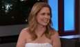 Jenna Fischer went on Jimmy Kimmel’s show wearing an actual bath towel