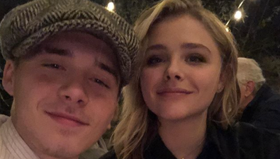 So Brooklyn Beckham was kissing a gal yesterday and it’s not Chloë Grace Mortez…