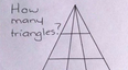 Twitter cannot decide how many triangles are in this picture