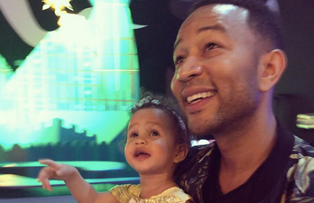 John Legend’s video of Luna watching him on telly is simply too cute