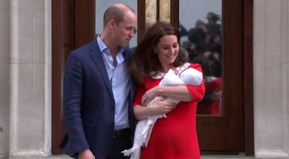 This is the reason why the Duchess wore red and white to show the world her new baby
