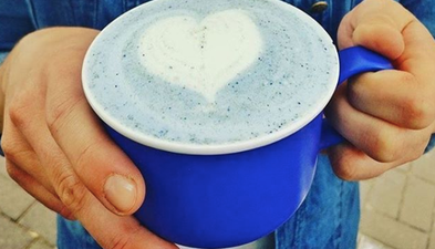 Blue matcha lattes are a thing and they’re even prettier than green ones