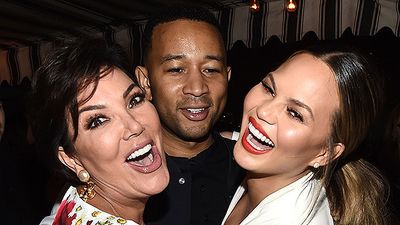 Kris Jenner just threw a surprise baby shower for Chrissy Teigen and it looked AMAZING