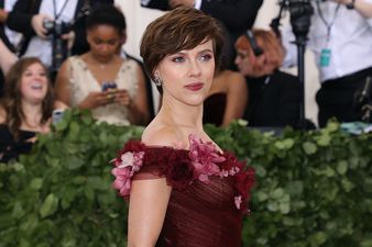 Scarlett Johansson is being criticised for the dress she wore to the Met Ball