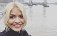 Holly Willoughby absolutely nailed transitional dressing today with this colourful skirt