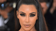 This close-up of Kim shows just how much make-up you need for the Met Gala