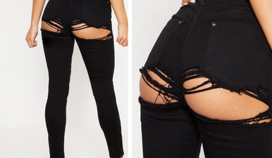 Jeans with ‘bum rips’ now exist and we have a lot of feelings