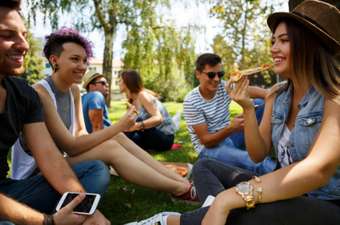 Deliveroo are now delivering takeaway food to PARKS