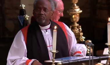 Everyone’s having the same reaction to Reverend Michael Curry at the royal wedding