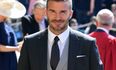 David Beckham caught breaking serious royal protocol in the chapel earlier