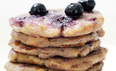 These banana blueberry fritters take three ingredients to make and taste DELISH
