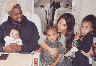 Kim Kardashian just posted the cutest picture ever of Saint and Chicago