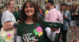 After the Eighth Amendment was repealed, this lady began to hand out After Eight chocolates