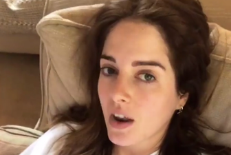 Binky Felstead shares snaps of her flooded London home after lightning storm