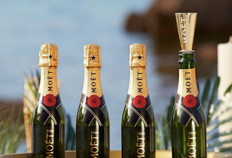 Six packs of Moët have landed in Ireland and HELLO, Insta perfection