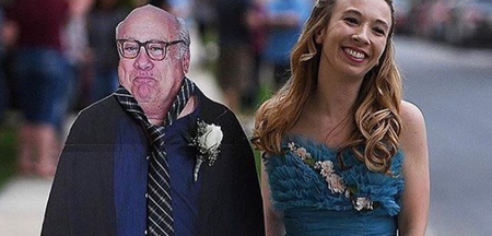 This girl took a cutout of Danny DeVito to her prom and you won’t believe what happened next