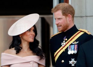 The sweet moment between Meghan and Harry on the balcony that we all missed