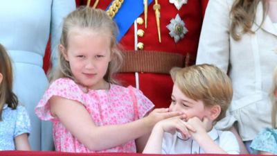 THAT cousin pushed Prince George down a hill and she’s our new gal pal