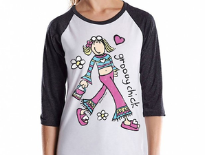 You can now get Groovy Chick t-shirts, and we’re nostalgic AF