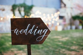 This is the one traditional thing you probably won’t be allowed use at your wedding venue