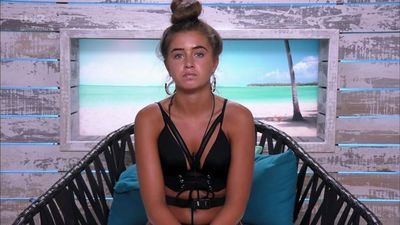 A first look at the moment Georgia learns about Josh kissing Kazimir on Love Island