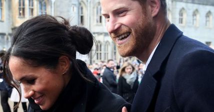 Meghan wears green as the Duke and Duchess arrive in Dublin