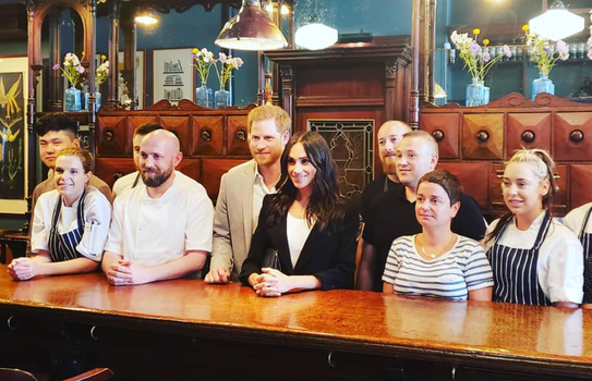 Meghan and Harry ordered a very Irish lunch in a Dublin café today