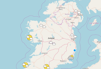 A status yellow weather warning has been issued for Ireland