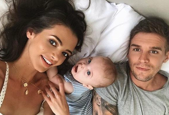 Gaz Beadle and Emma McVey take ‘trooper’ six-month-old son to hospital