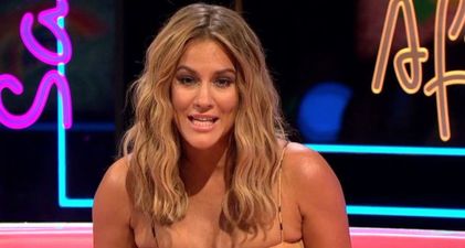 Caroline Flack takes dig at Andrew Brady in first Love Island Aftersun since split