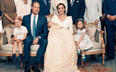 The Queen managed to sneak her way into Louis’ Christening photos