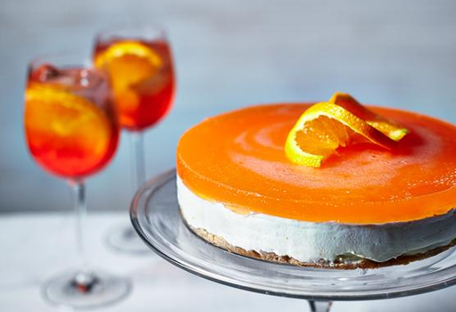 aperol spritz cheesecake