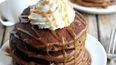 These caramel latte pancakes are absolutely brunch goals