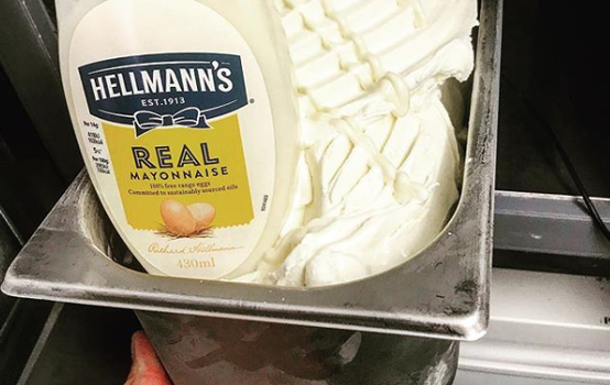 mayonnaise ice-cream
