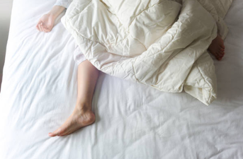 Been sleeping with the fan on? That could actually be bad for your health