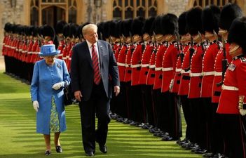 Buckingham palace has released a statement about THAT Trump visit