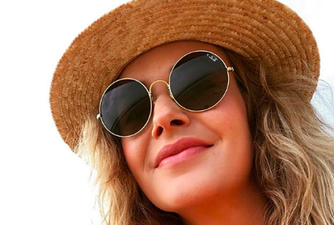 You’ll love Aoibhín Garrihy’s printed suit and YAY, it’s from Zara