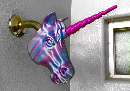 unicorn shower head