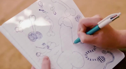 #AgonyCant Hand-drawn dick pics keep being left on my desk at work