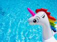 Police had to rescue women trapped on unicorn pool float… and yeah, that’d be us