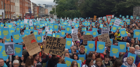 Thousands attend Stand4Truth protest to stand in solidarity with those hurt by clerical abuse