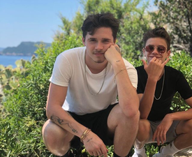 Brooklyn Beckham shared the cutest throwback of himself and Romeo