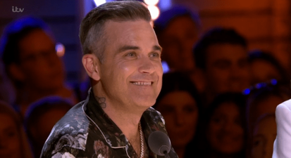 Robbie Williams facing huge backlash for this comment on The X Factor last night