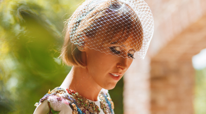 This Irish celebrity nail stylist shunned tradition with her STUNNING wedding dress