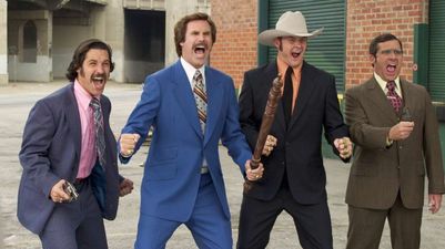 There is an amazing hidden connection to Anchorman in Christian Bale’s new movie