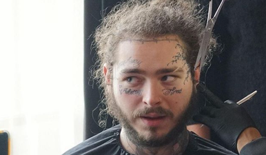 Post Malone has chopped off all his hair and the reaction is seriously mixed
