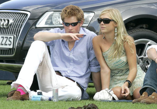 Prince Harry’s ex Chelsy almost had a wardrobe malfunction at today’s royal wedding