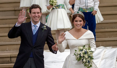 A look inside Eugenie and Jack’s THIRD wedding party… and it was festival themed